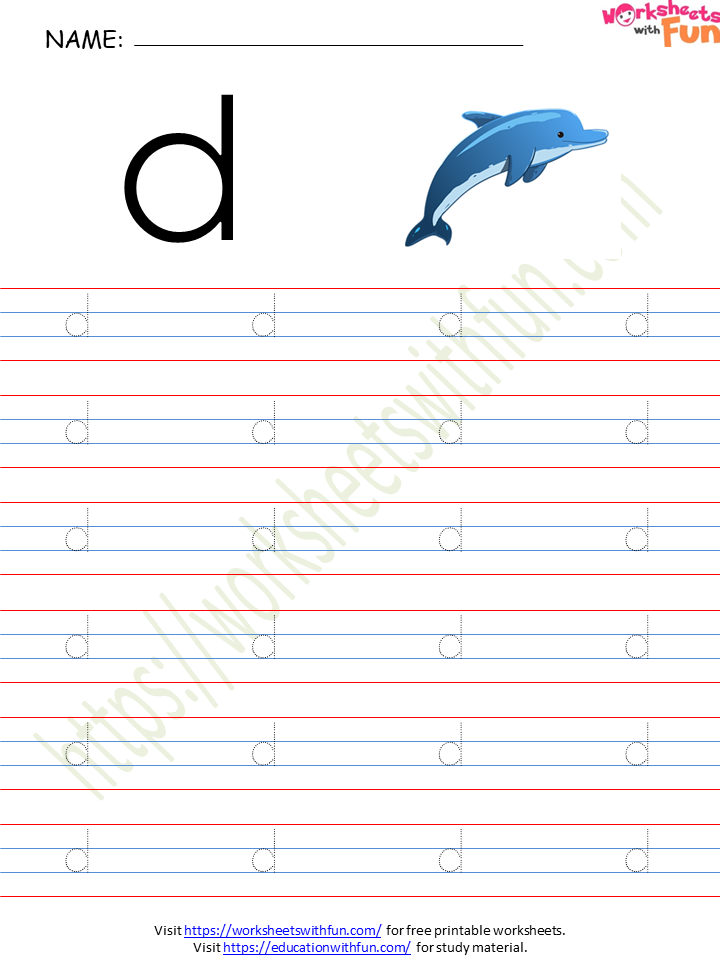 english preschool alphabet letter d worksheet 5